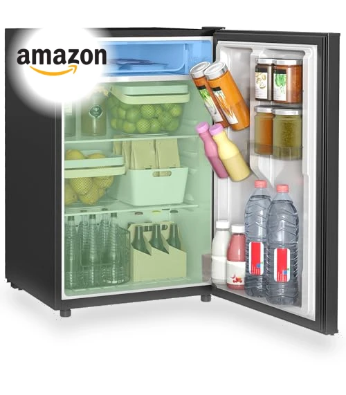 Mini Fridge with Freezer — Mini Fridges, HOMCOM
