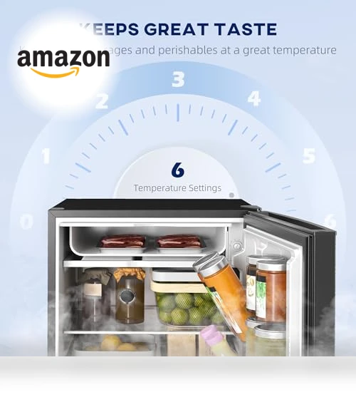 Mini Fridge with Freezer — Mini Fridges, HOMCOM