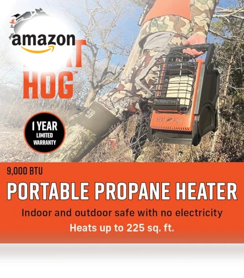 Portable Propane Radiant Space Heater — Portable Propane Heaters, Heat Hog