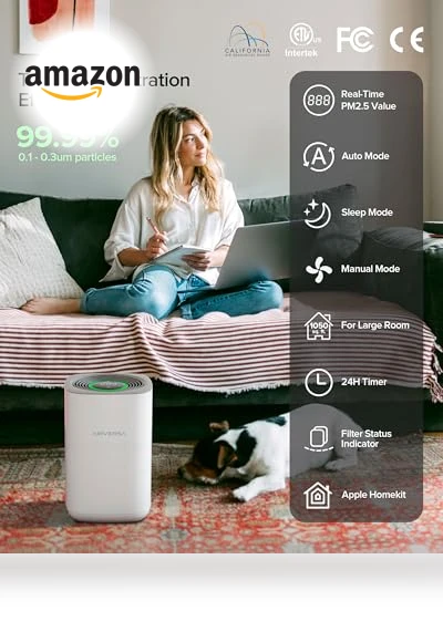 Air Purifier for Home Bedroom Large Room — Electrostatic Air Purifiers