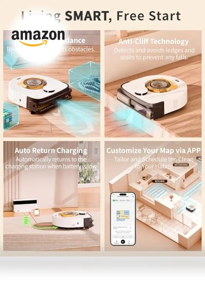 Automatic Robot Vacuum Cleaner — Smart Cleaning Robots, UBPET