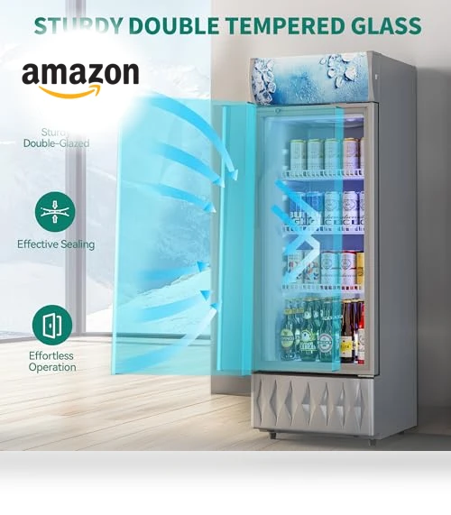 Commercial Merchandiser Display Refrigerator — Mini Fridges, YITAHOME