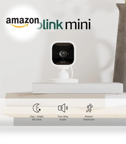 Compact indoor plug-in smart security camera — Security Cameras, Blink