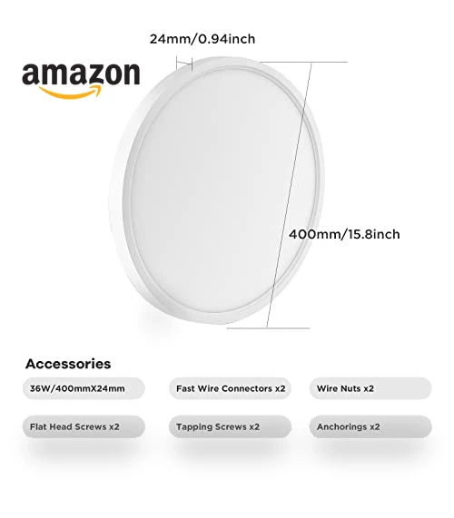 Flush Mount Ceiling Light — Close To Ceiling, TALOYA