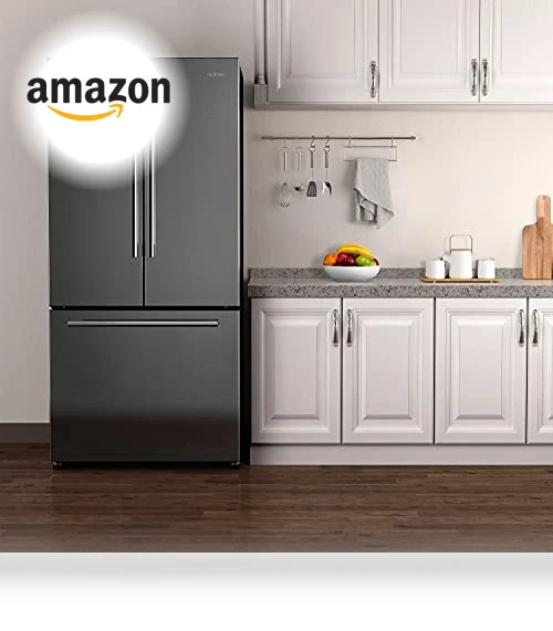French Door Refrigerator with Installed Ice Maker and Bottom Freezer — Cooling Solutions, Galanz