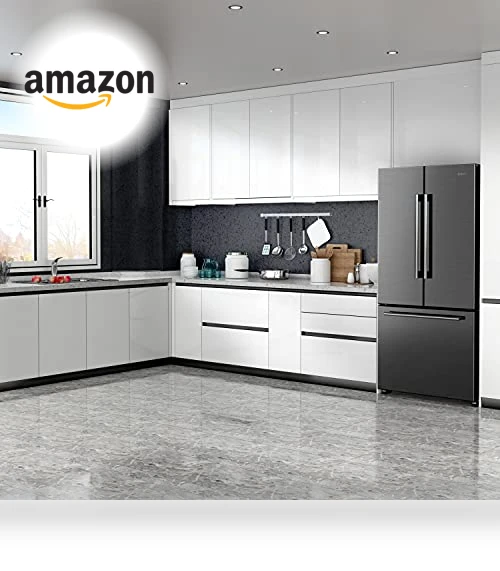 French Door Refrigerator with Installed Ice Maker and Bottom Freezer — Cooling Solutions, Galanz