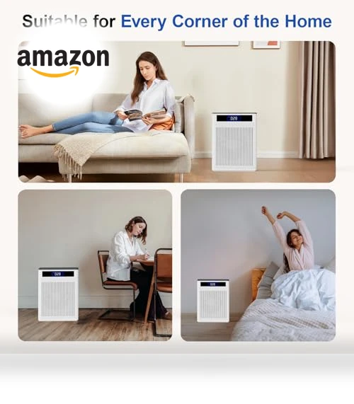 HEPA Air Purifier for Large Rooms — Activated Carbon Air Purifiers, AJR
