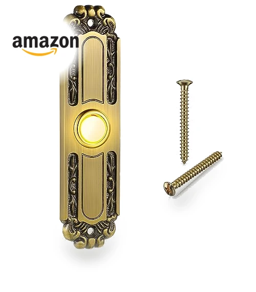 Lighted Doorbell Button Wired — Chimes, Dreyoo