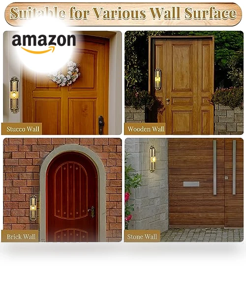 Lighted Doorbell Button Wired — Chimes, Dreyoo