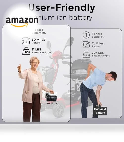 Long Range Travel Mobility Scooter — Mobility Scooters, MOVEMAGIC