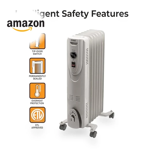 Oil-Filled Radiant Radiator Space Heater — Portable Heating Solutions, EZ-HEAT