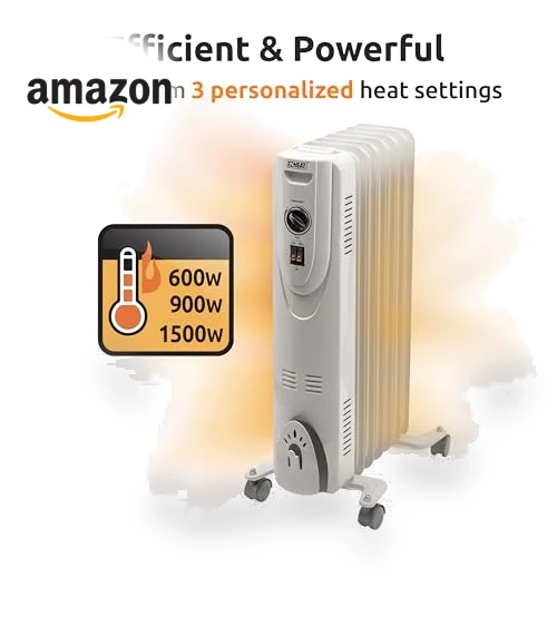 Oil-Filled Radiant Radiator Space Heater — Portable Heating Solutions, EZ-HEAT