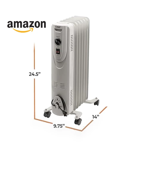 Oil-Filled Radiant Radiator Space Heater — Portable Heating Solutions, EZ-HEAT