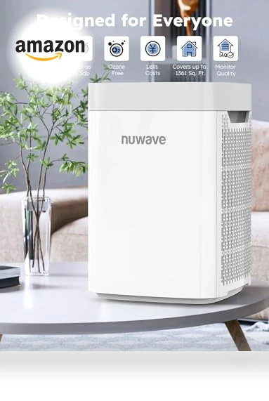 Portable Air Purifier for Large Room — HEPA Air Purifiers, Nuwave