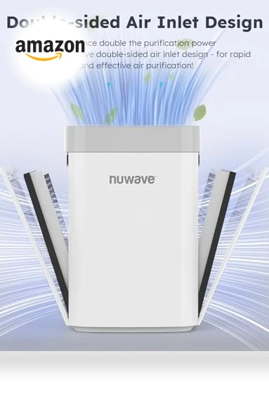 Portable Air Purifier for Large Room — HEPA Air Purifiers, Nuwave