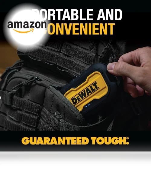 Portable Charger, Power Bank, 10,000 mAh Battery Pack with USB-C Port — Mobile Power Solutions, DEWALT