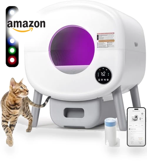 Self Cleaning Cat Litter Box — Self-Cleaning, Fsitego