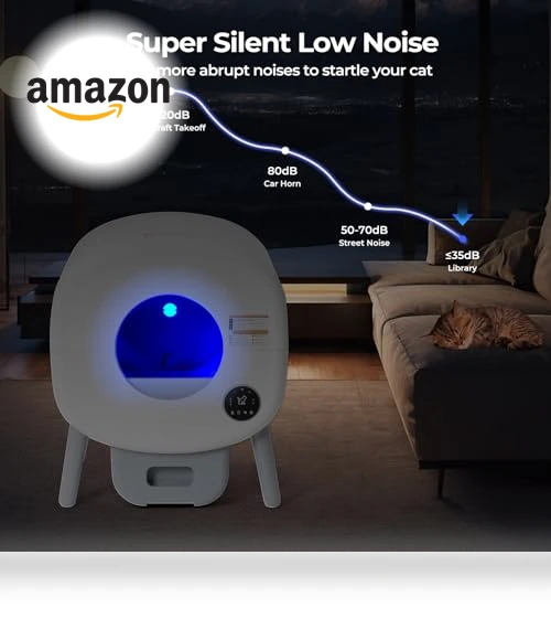 Self Cleaning Cat Litter Box — Self-Cleaning, Fsitego