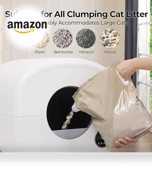Self Cleaning Cat Litter Box — Self-Cleaning, Fsitego