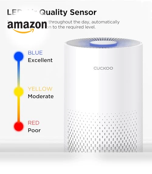 True HEPA Air Purifier for Bedroom — Activated Carbon Air Purifiers, CUCKOO
