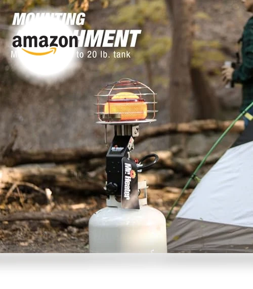 540-Degree 45,000 BTU Radiant Tank Top Portable Propane Heater — Portable Propane Heaters, Mr. Heater
