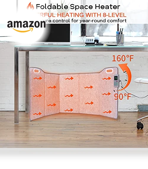 Foldable Portable Space Heater — Portable Heating Solutions, ESSUNTIAL