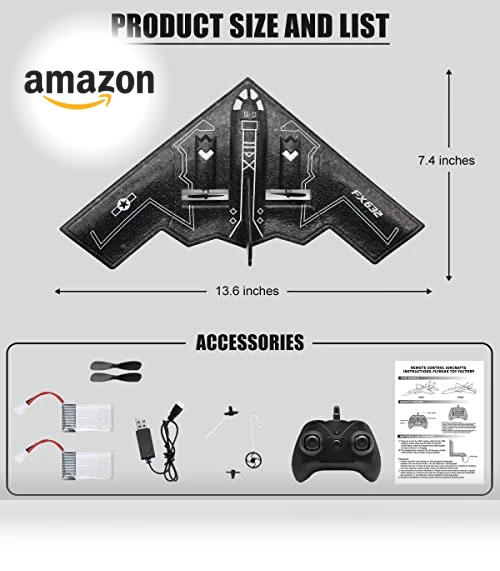 Remote Control B-2 Spirit Stealth Bomber Plane — Remote Control Aircraft, Fisca