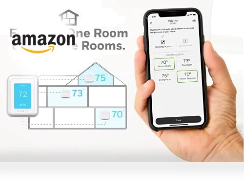 WiFi Smart Thermostat with Smart Room Sensor — Smart Climate Control, Honeywell Home