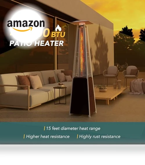 Pyramid Flame Outdoor Heater — Patio Heaters, Pamapic
