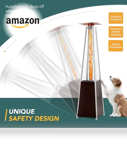 Pyramid Flame Outdoor Heater — Patio Heaters, Pamapic