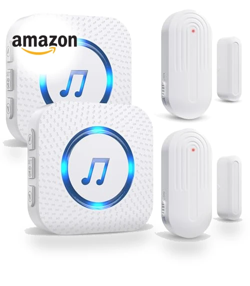 Wireless Door Chime with Contact Sensor Alarm — Chimes, SanJie