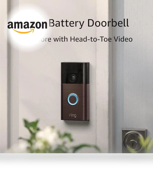 Battery Doorbell with Head-to-Toe Video — Smart Home Security, Ring