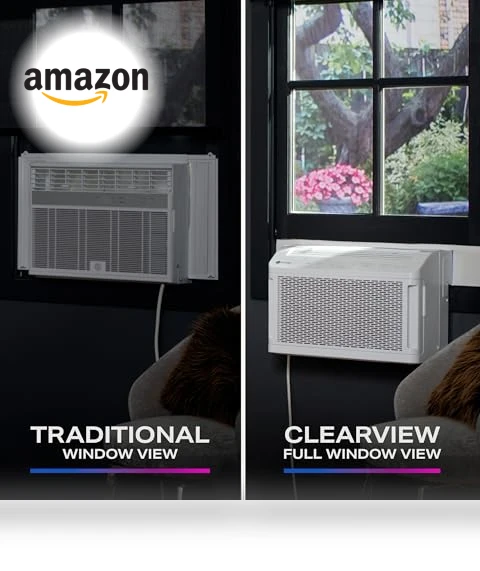 Clearview Window Air Conditioner Unit U-Shaped Adjustable Depth — Ceiling Fans, GE Profile
