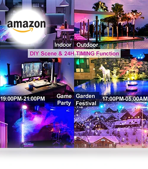 Smart Color Changing RGB LED Flood Light — LED, Neliwo