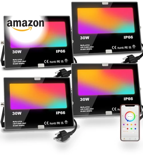 Smart RGB Landscape Lighting — Outdoor Security & Flood Lighting, MELPO