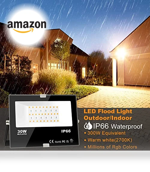 Smart RGB Landscape Lighting — Outdoor Security & Flood Lighting, MELPO
