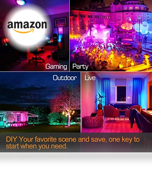 Smart RGB Landscape Lighting — Outdoor Security & Flood Lighting, MELPO