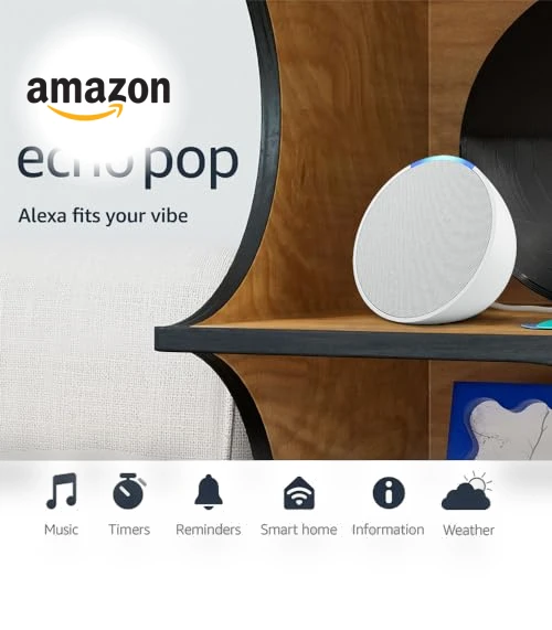 Compact Smart Speaker with Alexa — Compact Voice Recorders, Amazon