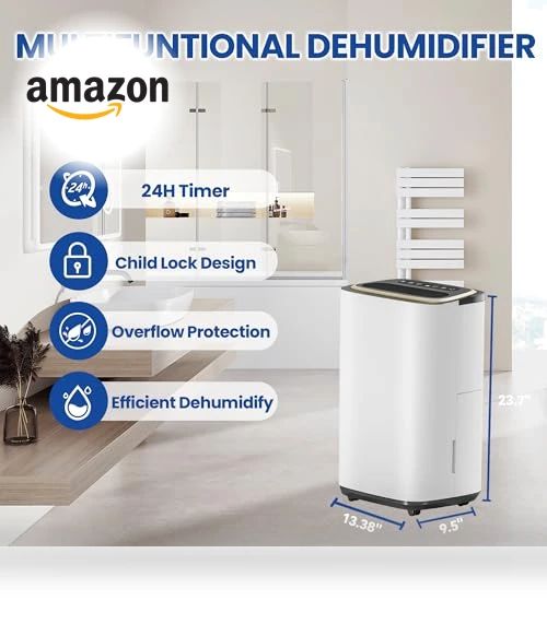 Large Capacity Dehumidifier — Air Moisture Control, Tehanld