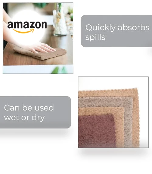 Set of 8 Cleaning Cloths — Drying Pads, Smart Design