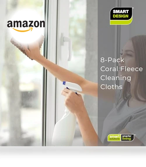 Set of 8 Cleaning Cloths — Drying Pads, Smart Design