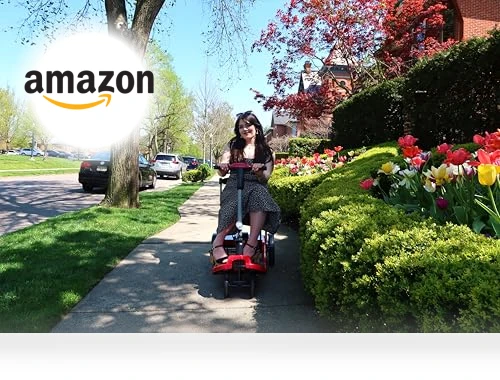 Ultra Lightweight Electric Powered Folding 4 Wheel Mobility Scooter — Mobility Scooters, ZiiROBOT