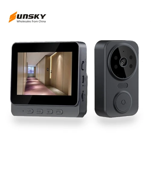 Visual Intercom Doorbell with Camera Monitor — Security Cameras, Jianrong