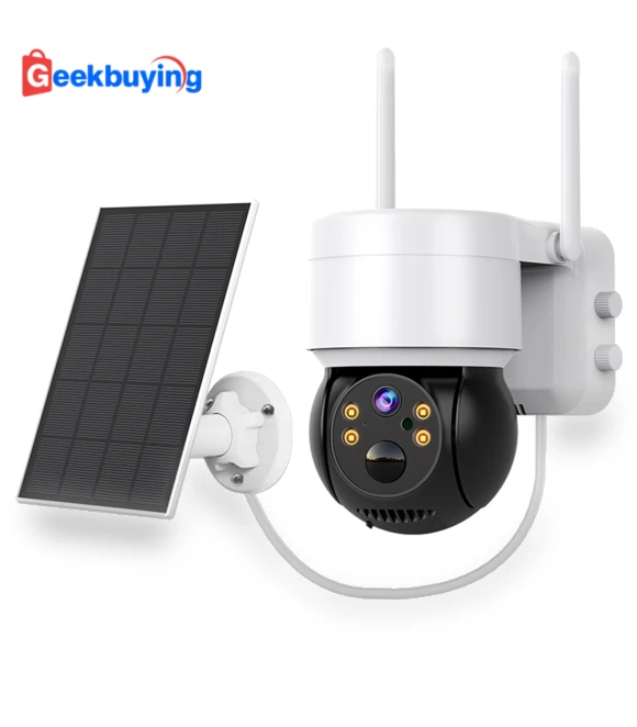 1080P WiFi Camera with Solar Panel — Smart Home Security, Hiseeu