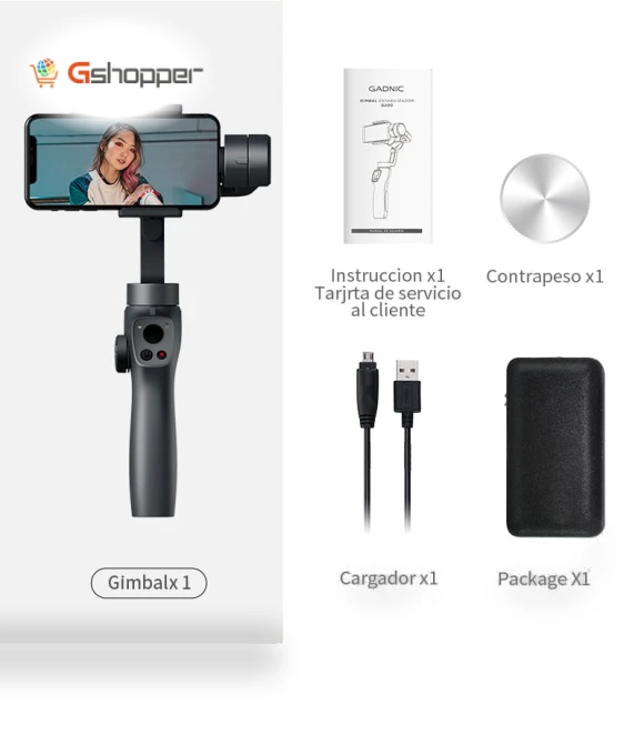 3-Axis Handheld Gimbal Stabilizer — Steady Shots, Xiaomi