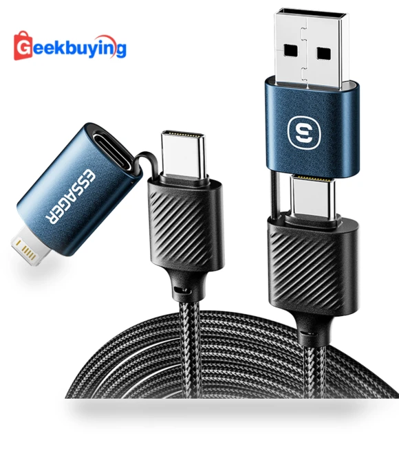4 in 1 Charging Cable — Chargers & Adapters, ESSAGER