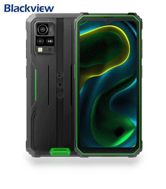 6.56-Inch 90Hz Display 4+64GB Ruggedized Cellphone — Unlocked Smartphones, Blackview