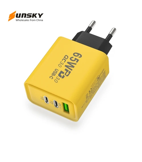 65W Gallium Nitride Fast Charging Charger — Chargers
