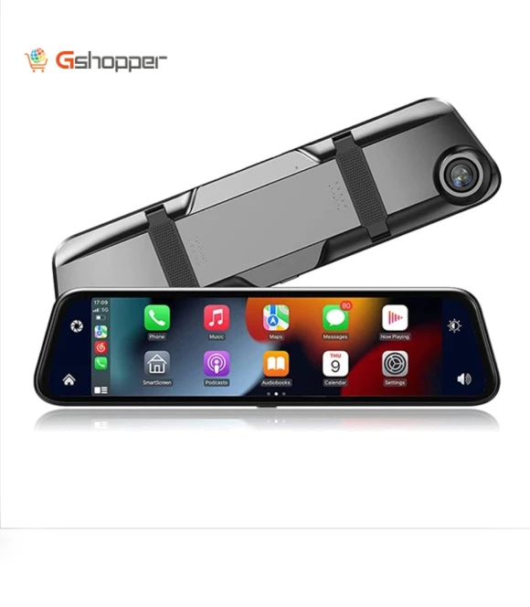 9 inch car touch screen navigator with dual camera and wireless Carplay — Rearview Cameras for Cars