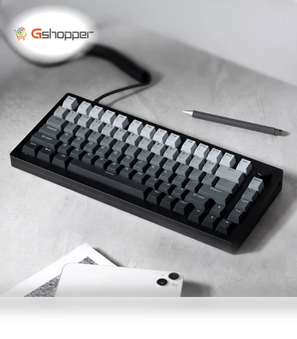 Aluminum Custom DIY Kit Triple Mode 75% Layout Mechanical Keyboard — Gaming Keyboards, Monsgeek